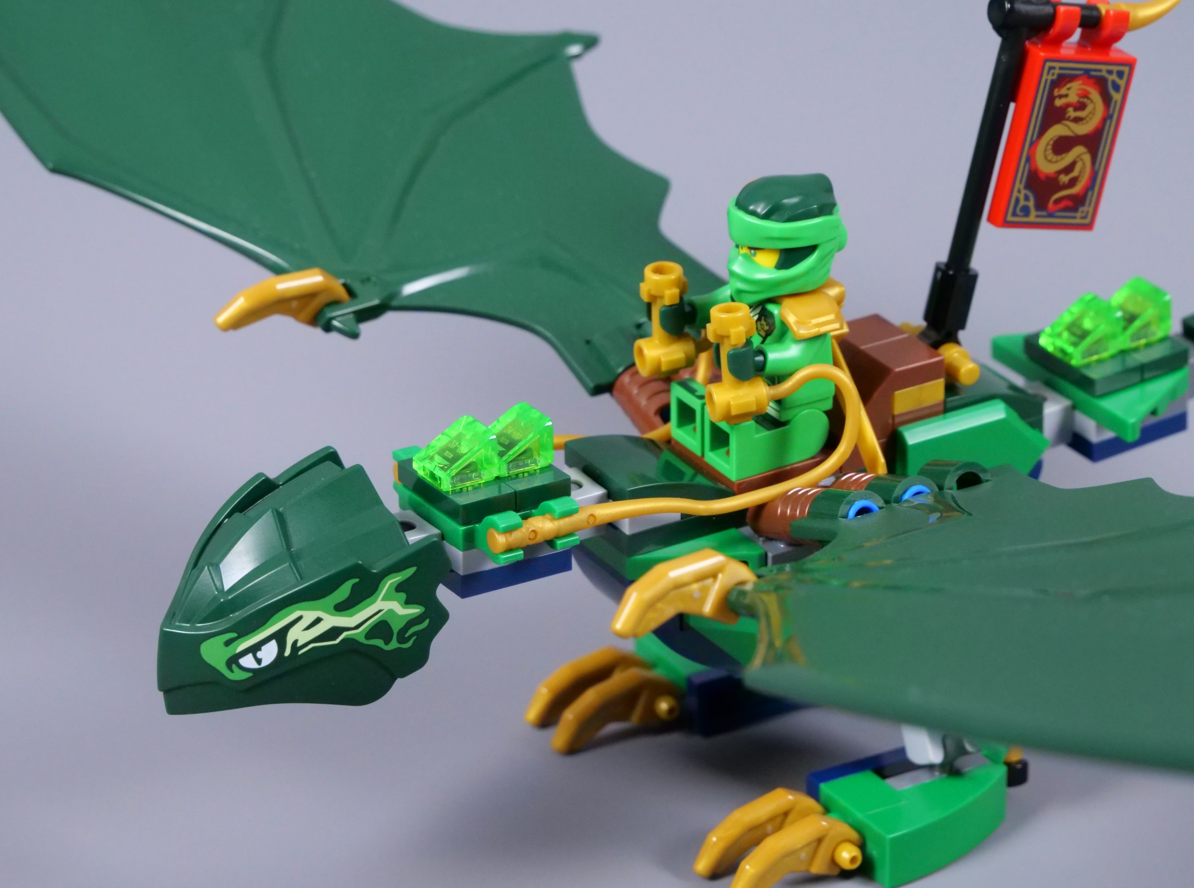  Medium Waddlewuddle Dragon グリーン LEGO Ninjago 71829 Lloyd's Green Forest Dragon review | Brickset